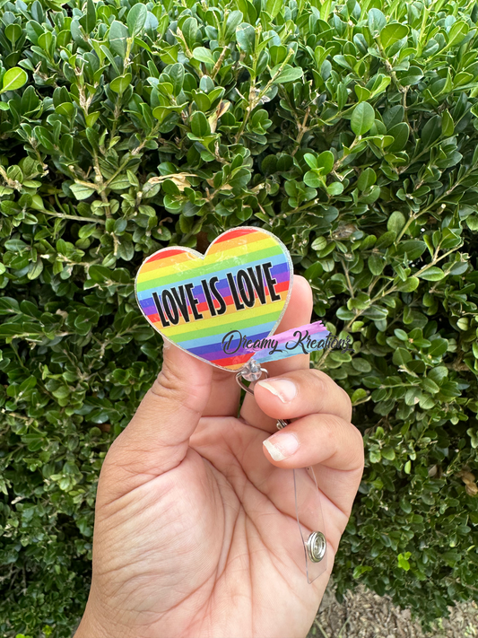 Love is Love badge reel